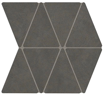 Мозаика Boost Natural Coal Mosaico Rhombus 33.8x36.7